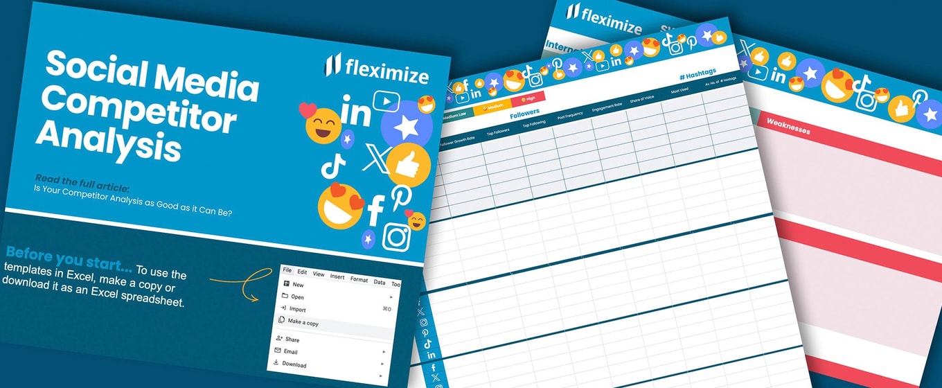 Social Media Competitor Analysis Template for SMEs - Fleximize