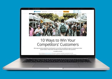 Laptop showing a Fleximize Knowledge Hub article, “Beyond Subscriptions: 4 Creative Ways to Monetize Your Web App,” offering practical, easy-to-follow ideas to help digital businesses grow with confidence.