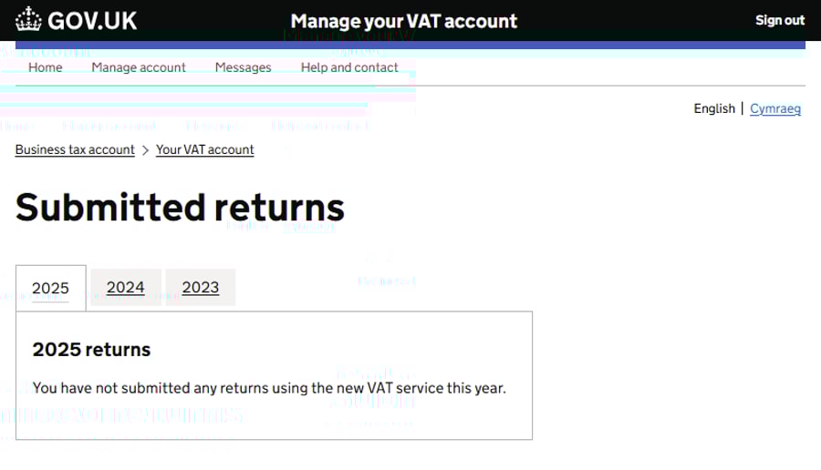 Submitted Returns