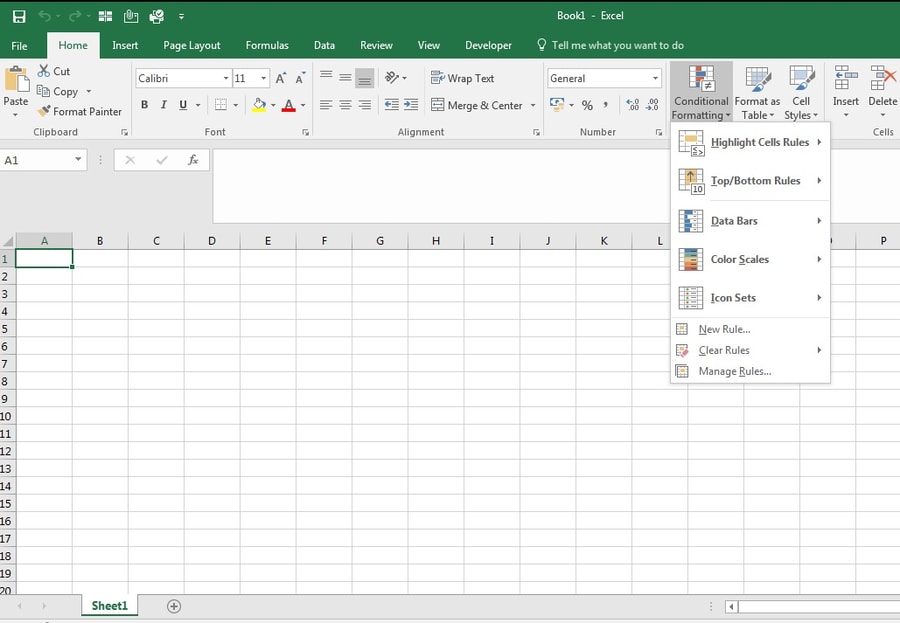 Conditional Formatting
