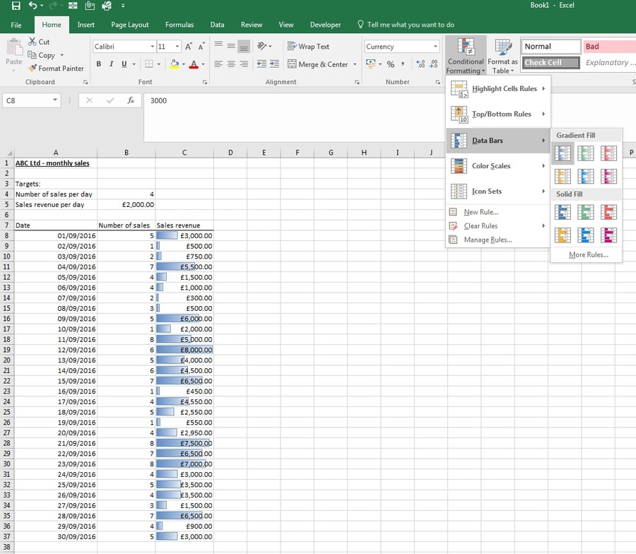 Data Bars