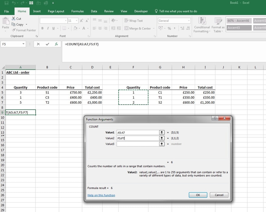 Value Fields